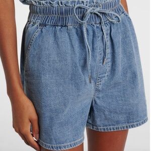 VERONICA BEARD Wilder high-rise denim shorts